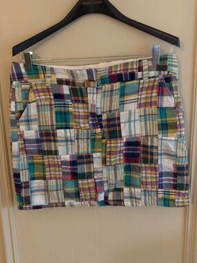 Adorable J Crew Authentic Madras Mini Skirt (10)